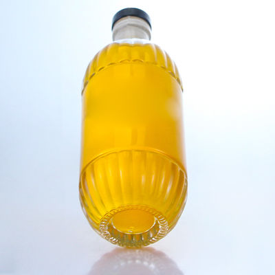 산업용 음료 유리 병, 엠보스 디자인과 코크 둥근 모양