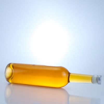 주문형 로고 유리 병 750ml 긴 목 맑은 플린트 진 럼 샴페인 음주