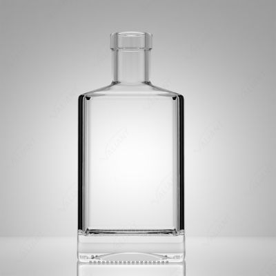 위스키 진 럼을 위한 50ml 정사각형 유리 병