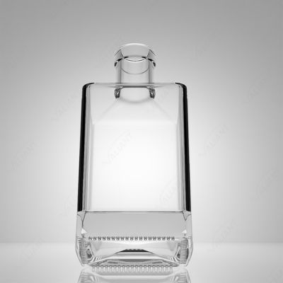 위스키 진 럼을 위한 50ml 정사각형 유리 병