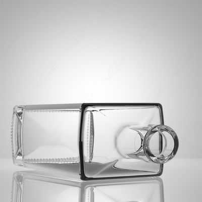 위스키 진 럼을 위한 50ml 정사각형 유리 병