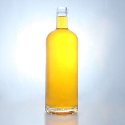 유리 기본 재료 나사 모자 밀폐 유형 위스키 보드카 테킬라 진 럼을위한 스피릿 병