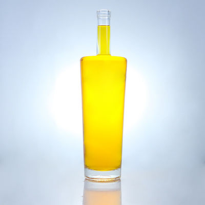 식품 등급 럼, 보드카, 위스키, 테킬라 진, 슈퍼 플린트 재료용 750ml 유리 병