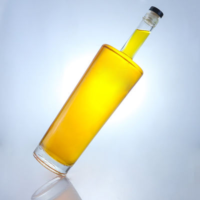 식품 등급 럼, 보드카, 위스키, 테킬라 진, 슈퍼 플린트 재료용 750ml 유리 병