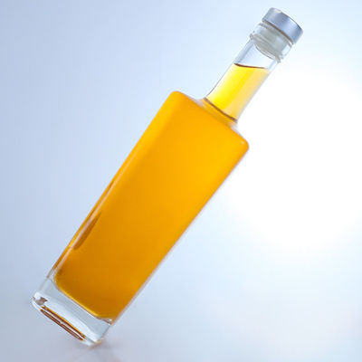 750ml 맞춤형 유리 술병 브랜디 와드카 위스키 코크 톱