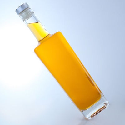 750ml 맞춤형 유리 술병 브랜디 와드카 위스키 코크 톱