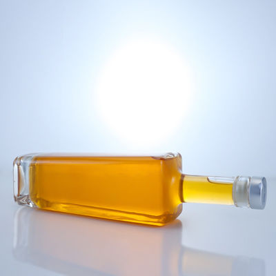 750ml 맞춤형 유리 술병 브랜디 와드카 위스키 코크 톱