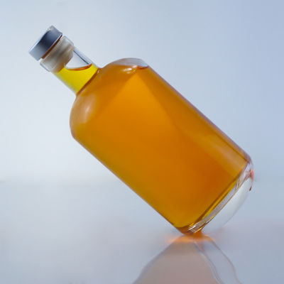 위스키 진 럼 보드카 술 병 750ml 고전 둥근 유리 코크 막대