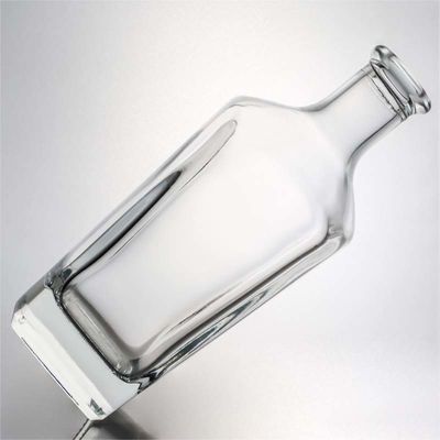 700ml 맞춤 로고를 위한 정사각형 유리 병