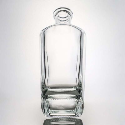 700ml 맞춤 로고를 위한 정사각형 유리 병