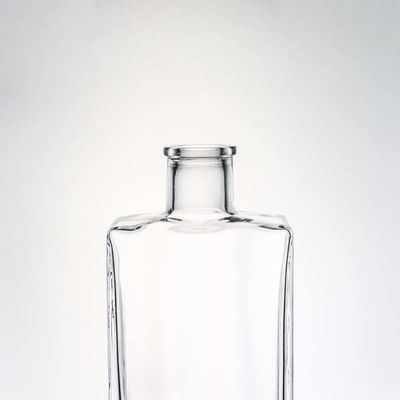 슈퍼 플린트 글래스 커스텀 마운틴 베이스 750ml 위스키 럼 유리 술병 보드카 진