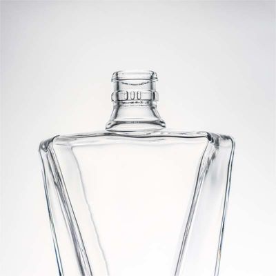 데칼 표면 처리 700ml 유리 병 위스키 진 럼에 맞춤형
