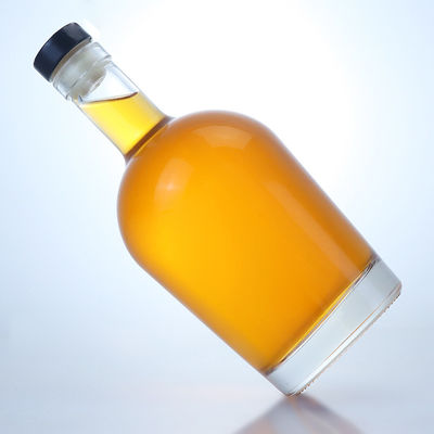 진 럼 보드카용 750ml 유리 술병 유리 목걸이 소재로 주문형