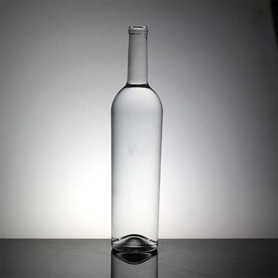 맑은 코크 밀폐 700Ml 유리 병 술과 보드카 위스키 테킬라