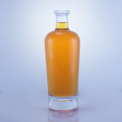 750ml 유리 술 병 코크 막대와 맞춤 캡 바디 재료 유리