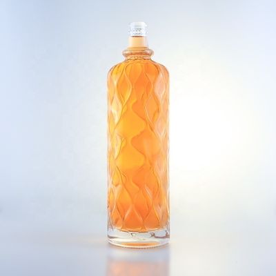 독특한 디자인 샴페인 진 럼 브랜디 위스키를 위한 유리 병