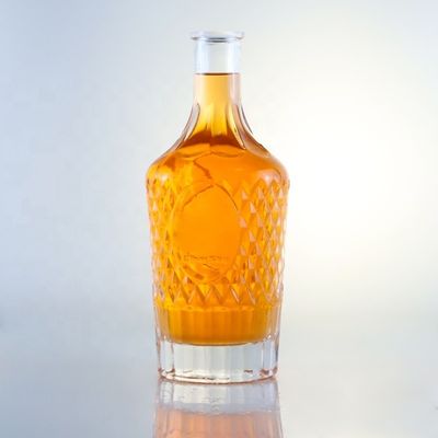 진 럼 샴페인 브랜디 와 위스키를 위한 플린트 유리 병
