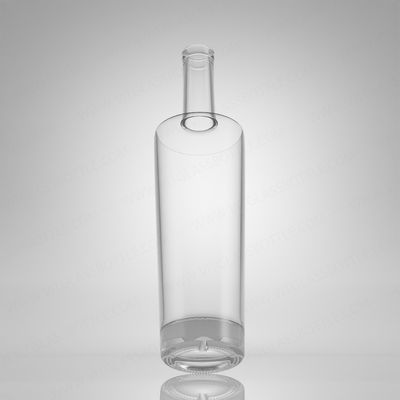 로고 맞춤형 유리 병 럼 보드카 위스키 테킬라 진 750ml 슈퍼 플린트 유리