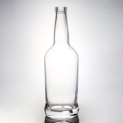 맑은 또는 맞춤형 700ml 유리 병 술 럼 보드카 위스키 테킬라 및 진