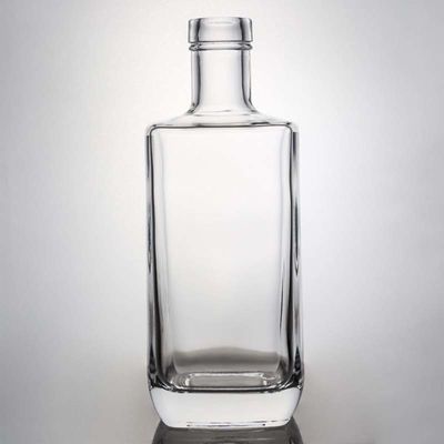 우아한 정면 유리 술병 위스키 보드카 진 목걸이 재료 유리