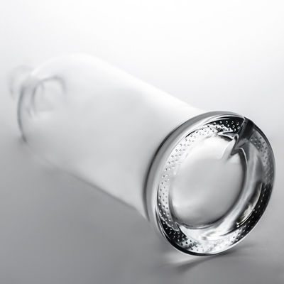 독보적인 밀폐형 코크 750ml 높은 플린트 유리 병 진 럼 샴페인 브랜디 위스키