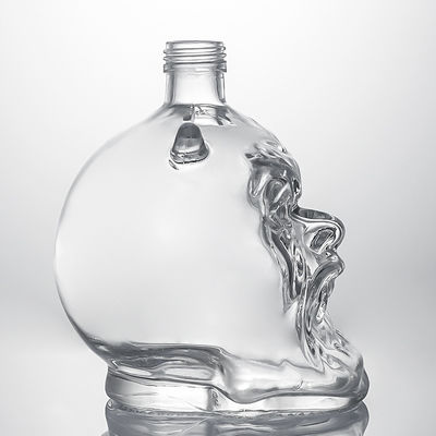 산업용 술 위스키 보드카 럼을 위한 유리병