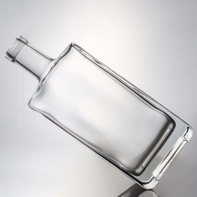 목걸이 재료 유리 700ml 광장 슈퍼 플린트 유리 병 보드카 진 럼 위스키