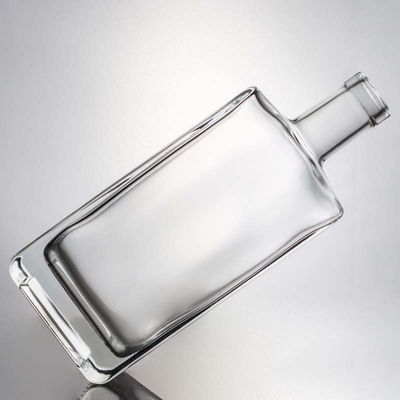 목걸이 재료 유리 700ml 광장 슈퍼 플린트 유리 병 보드카 진 럼 위스키