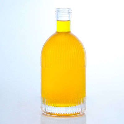 스크루 캡 스트라이프 및 사용자 정의 로고와 함께 산업용 술 유리 병