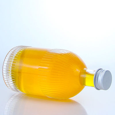 스크루 캡 스트라이프 및 사용자 정의 로고와 함께 산업용 술 유리 병