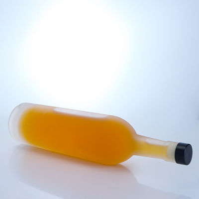 유리 목걸이 750ml 클래식 얼음 빈 맑은 플린트 진 럼 샴페인 브랜디 위스키 술 병 코크