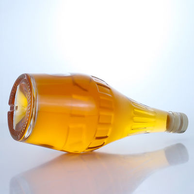 샴페인용 700ml 고급 디자인 맑은 플린트 유리 병 독특한 모양과 빈