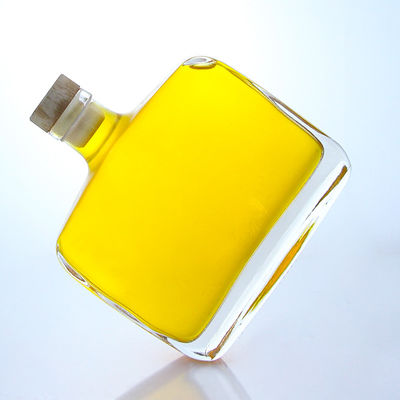 산업용 술 300ml 독특한 둥근 모양의 어깨 슈퍼 플린트 유리 병 코크