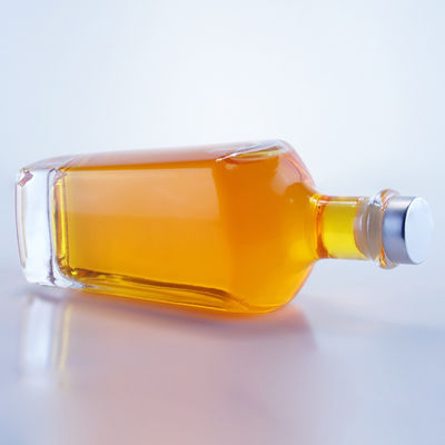 병 색상 맑은 750ml 진 럼 샴페인 브랜디 위스키를 위한 독특한 모양의 유리 병