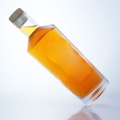 진 럼 샴페인 브랜디 위스키 음주용 700ml 독특한 디자인 플린트 유리 병