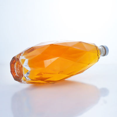 독보적인 디자인 맑은 유리 병 테킬라 진 럼 샴페인 브랜디 위스키 750ml