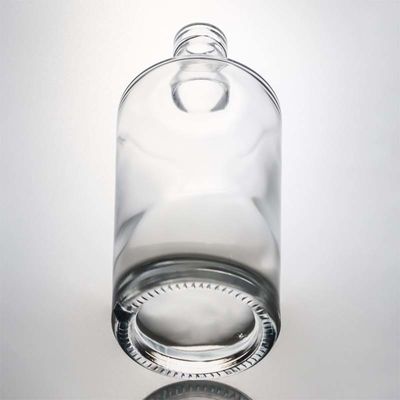목걸이 재료 유리 750ml 둥근 모양의 선명한 플린트 병