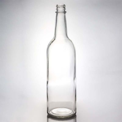 표면 처리 데칼 유리 병 1000ml 둥근 모양 진 럼 샴페인 음주