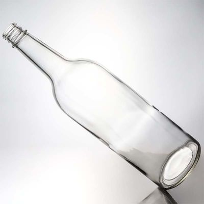 표면 처리 데칼 유리 병 1000ml 둥근 모양 진 럼 샴페인 음주