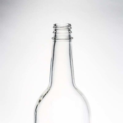 표면 처리 데칼 유리 병 1000ml 둥근 모양 진 럼 샴페인 음주