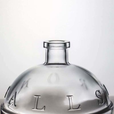 플린트 글래스 밀폐형 코크 700ml 진 럼 샴페인용 맞춤형 모양의 유리 음주 병
