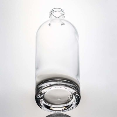 스크루 캡 750ml 1000ml 맑은 플린트 진 럼 샴페인 술 유리 병과 나무 코크