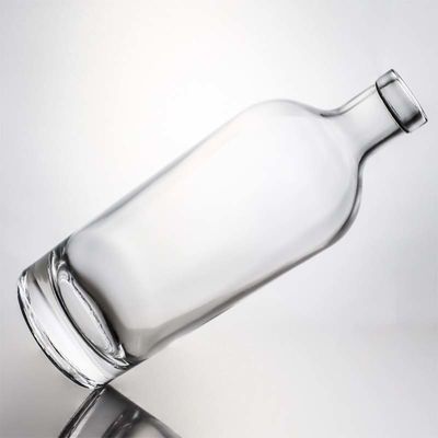 스크루 캡 750ml 1000ml 맑은 플린트 진 럼 샴페인 술 유리 병과 나무 코크