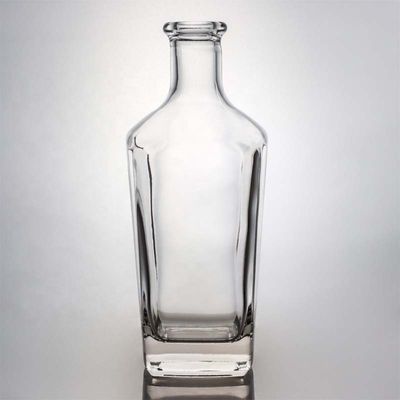 테킬라 고플린트 유리 병 코크 맞춤 로고 700ml 800ml 1000ml 빈
