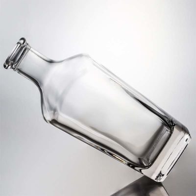테킬라 고플린트 유리 병 코크 맞춤 로고 700ml 800ml 1000ml 빈
