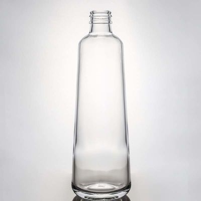 진 럼 보드카 위스키 580ml 1000ml를 위한 주문형 슈퍼 플린트 둥근 맑은 유리 병