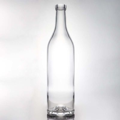 500ml 750ml 1000ml 유리병 음료 주스 맥주 보드카 위스키 맑은 또는 사용자 정의