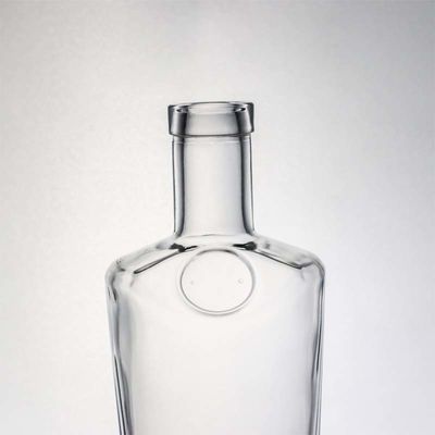 테킬라 산업용 음료 맑은 플린트 유리 병과 나무 코크 700ml 500ml 1000ml
