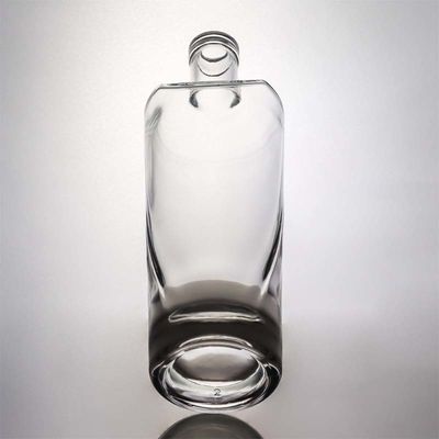 테킬라 산업용 음료 맑은 플린트 유리 병과 나무 코크 700ml 500ml 1000ml