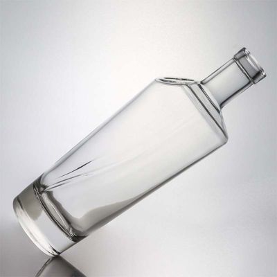 테킬라 산업용 음료 맑은 플린트 유리 병과 나무 코크 700ml 500ml 1000ml